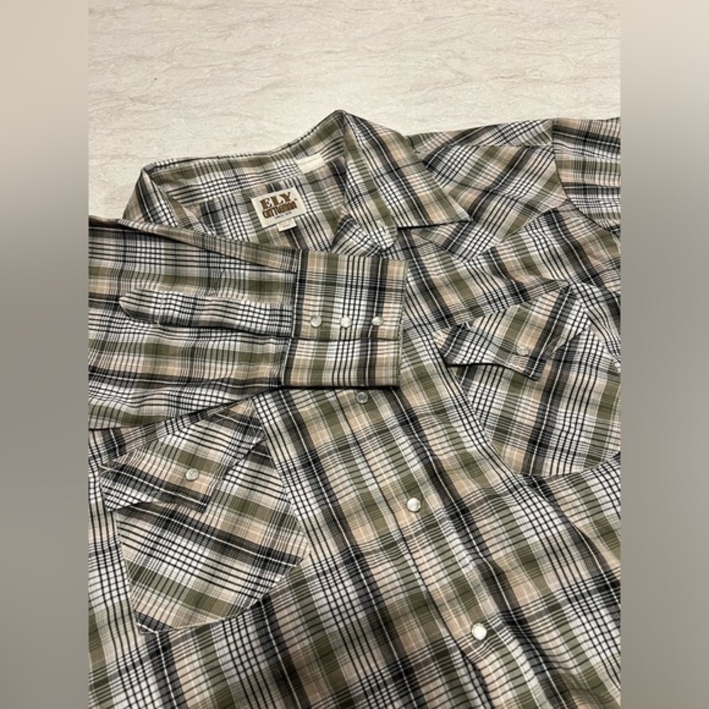 Ely Cattleman‎ Pearl Snap Shirt - XXL